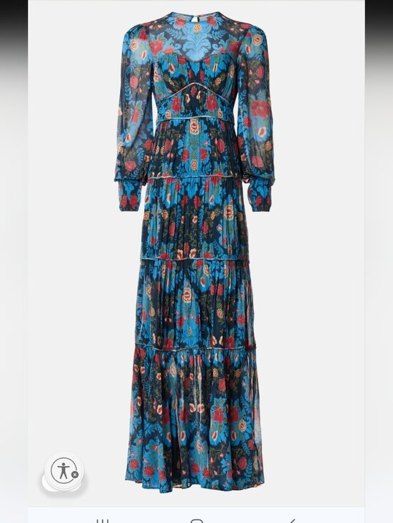 FARM Rio Dresses & Skirts - FARM Rio Arabesque Floral Gown Size Medium
